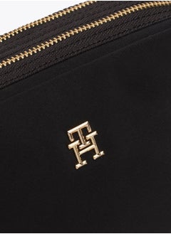 TOMMY HILFIGER Women's Poppy Crossover Bag - Polyester, Black  - Image 5