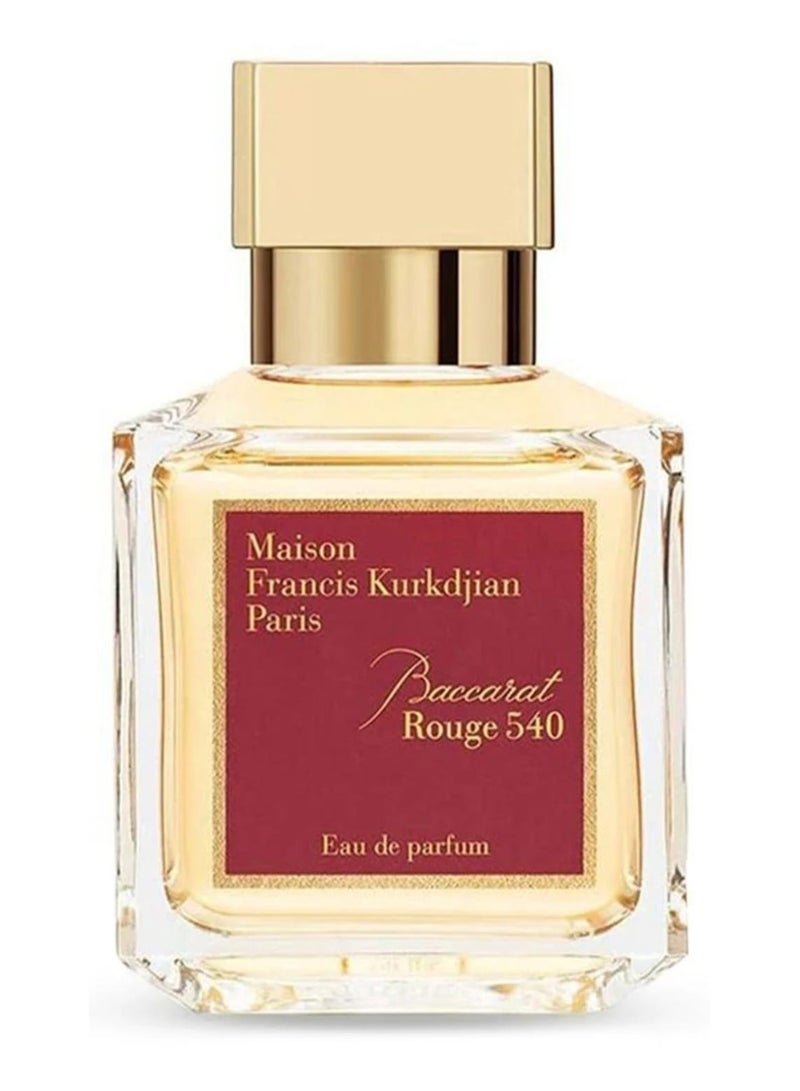 MAISON FRANCIS KURKDJIAN The famous Baccarat Rouge 540 perfume from Maison Francis Kurkdjian, in its elegant bottle with a distinctive gold cap. - Image 4