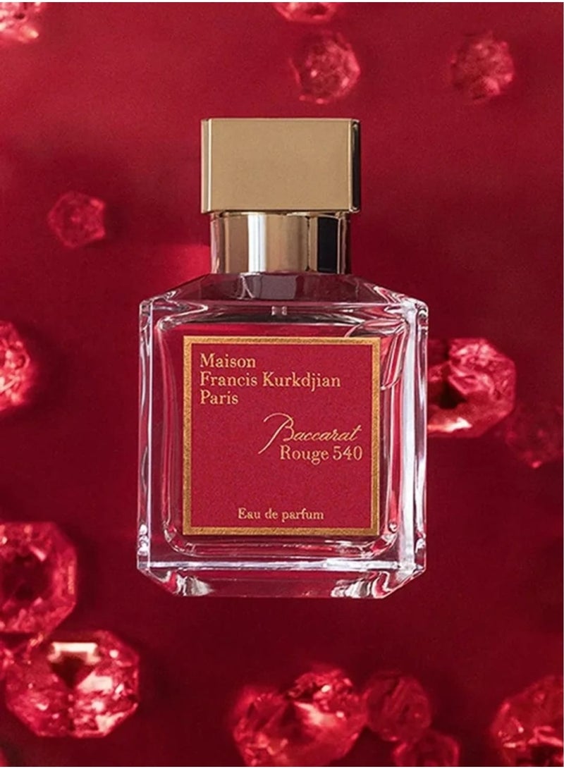 MAISON FRANCIS KURKDJIAN The famous Baccarat Rouge 540 perfume from Maison Francis Kurkdjian, in its elegant bottle with a distinctive gold cap. - Image 3