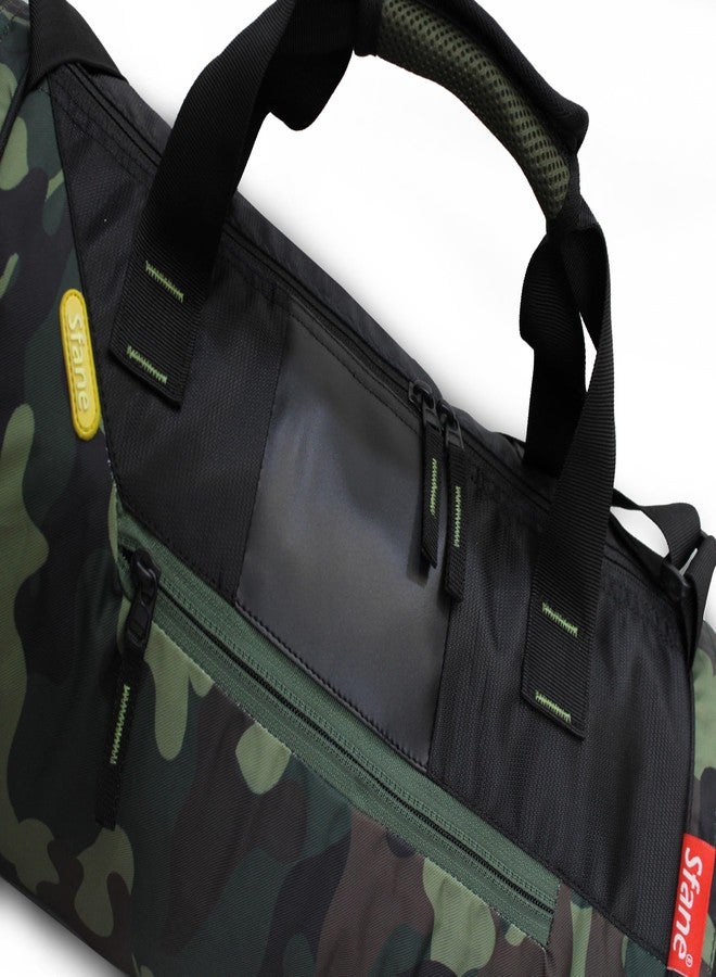 Sfane Gym Bags for Men with Separate Shoe Compartment Sports Gym Bag for Women Duffle Bags for Gym, Duffel Bags Sports Bag - Green. - Image 3