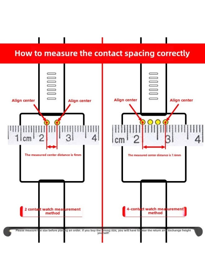 Suitable For Children's Phone Watch Smart Sports Bracelet Watch Universal 245 Contact PIN Needle Magnetic Data Charging-Color:4 Contacts 7.62mm Magnetic Cable-1 Charging Cable  - Image 4