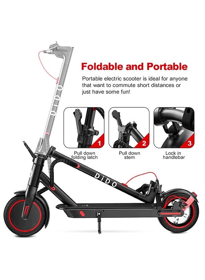 Dido Spark Electric Scooter - Black - Image 4