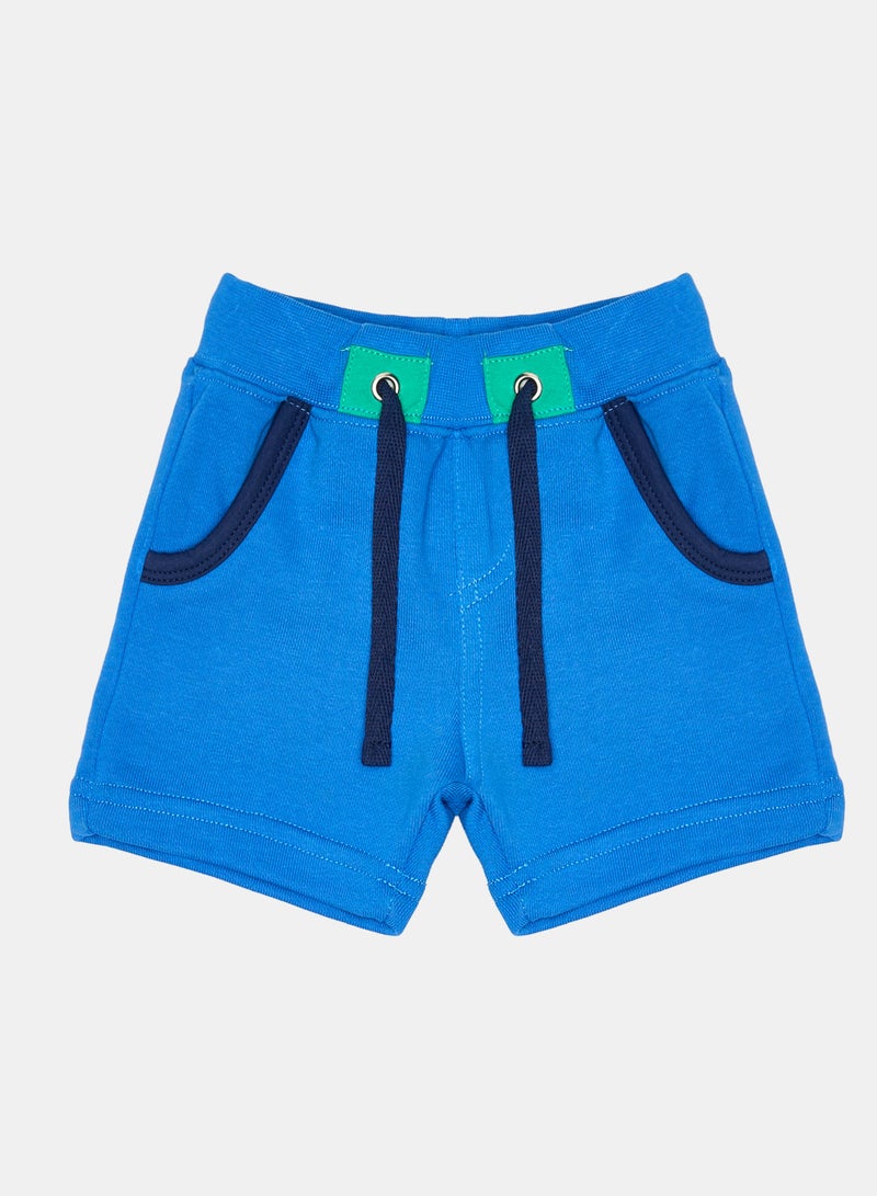 Panco Baby Boys HAVE SOME FUN Contrast Color Detailed Shorts - Image 1