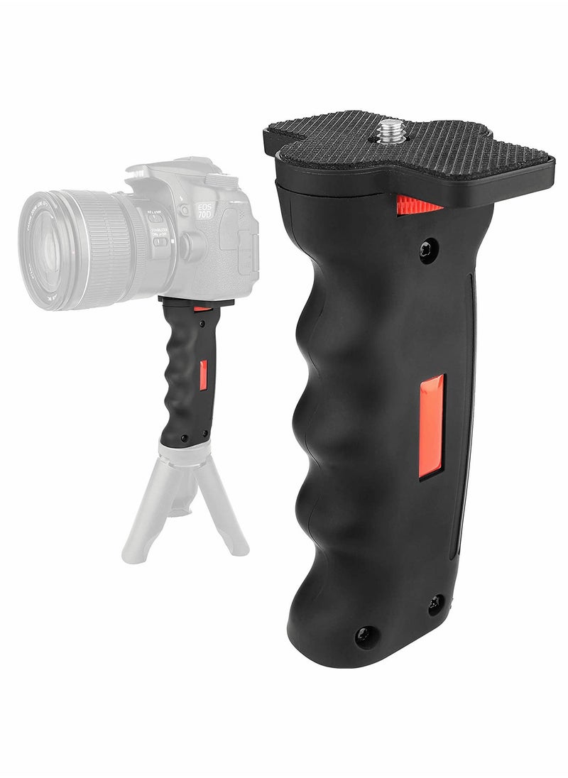 KASTWAVE - Camera Handle Grip, Stabilizers 1/4"" Camera Handheld Stabilizer with Wrist Strap, Handle Grip Support Mount for DSLR Camera Camcorder Smartphone Action Camera Led Video Light - Image 1