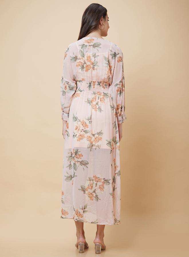 globus Floral Smocked Midi Dress  - Image 4