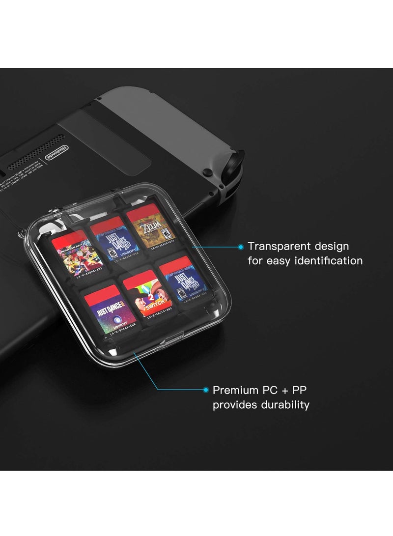 Portable Game Card Storage Case with 24 Slots for Game Cards and 12 Slots for Micro SD Cards, Perfectly Compatible with Nintendo Switch - Image 3