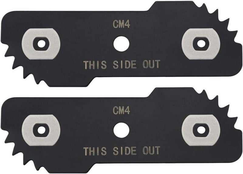 HandyTek 2-Pack EB-007 Edge Hog Heavy-Duty Edger Replacement Blades Compatible with Black+Decker 7-1/2-inch, for LE750-CASE Cut with 4-wear Indicators - Image 1
