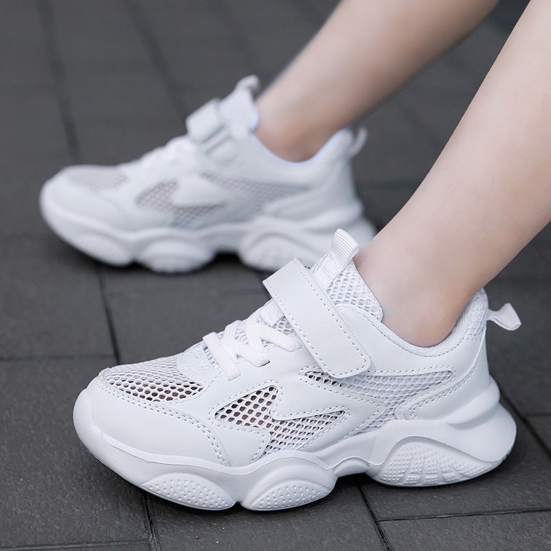 Mesh Sneakers Lightweight Flexible Sole Walking Shoes For Kids Indoor And Outdoor Activities - Image 3