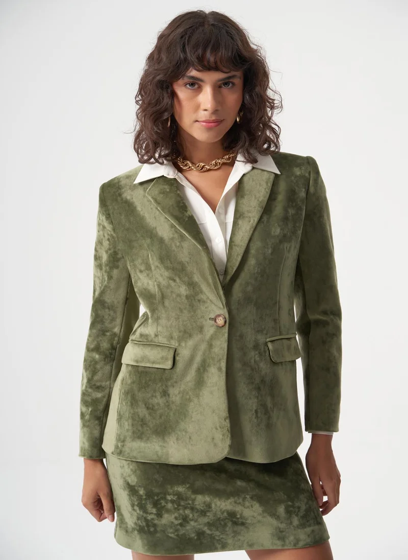 MIZALLE Suede Texture Jacket