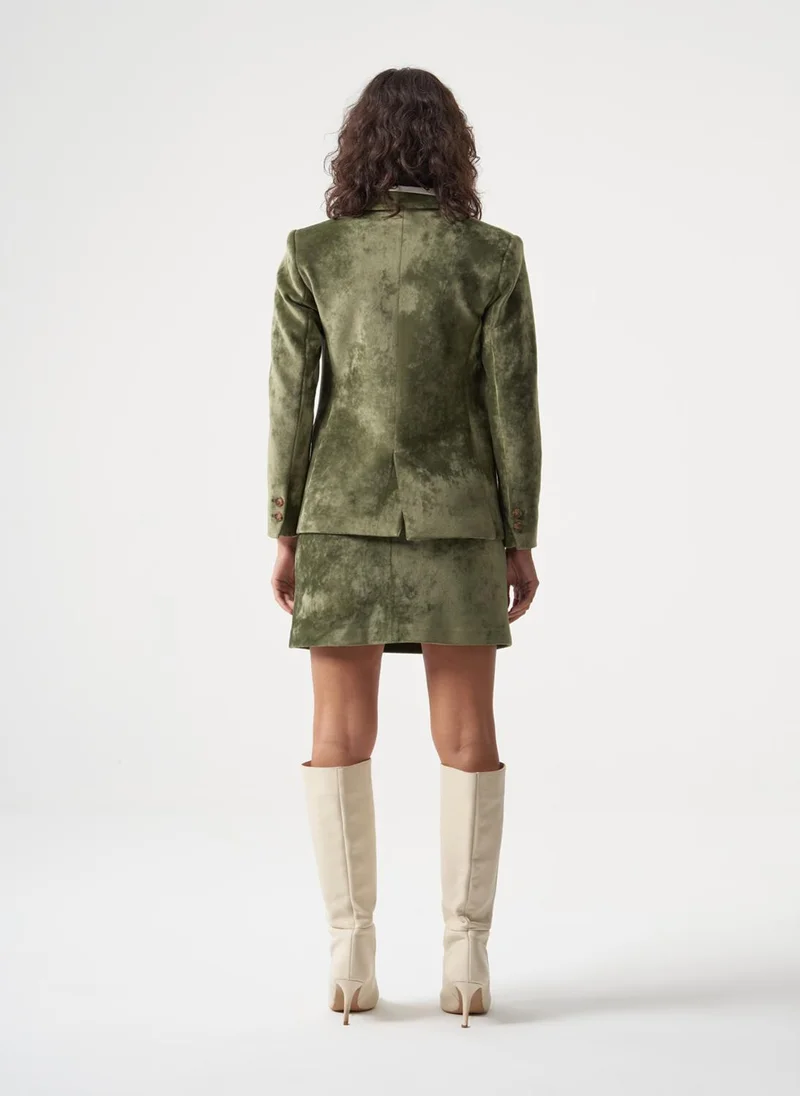 MIZALLE Suede Texture Jacket
