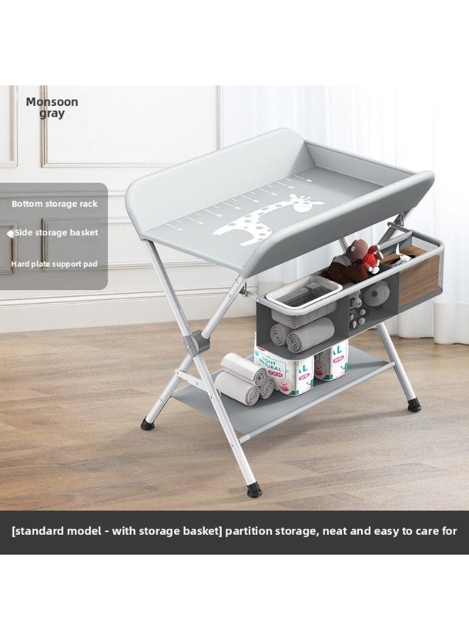 ORiTi Diaper Table, Baby Care Table, Baby Diaper Changing Table, Multifunctional Foldable Bed, Massage, Touch, Bath  - Image 1