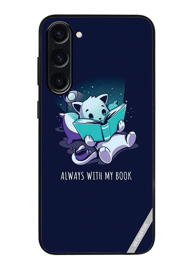 Protective Case Cover For Samsung Galaxy S24 Plus Always With My Book Design Multicolour