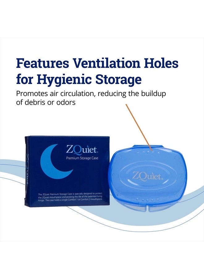 ZQuiet - ZQUIET Premium Storage Case for ZQuiet Anti-Snoring Mouthpiece (Device NOT Included) – Durable, Protective, Ventilated, and Convenient for Everyday Storage and Travel - Image 1