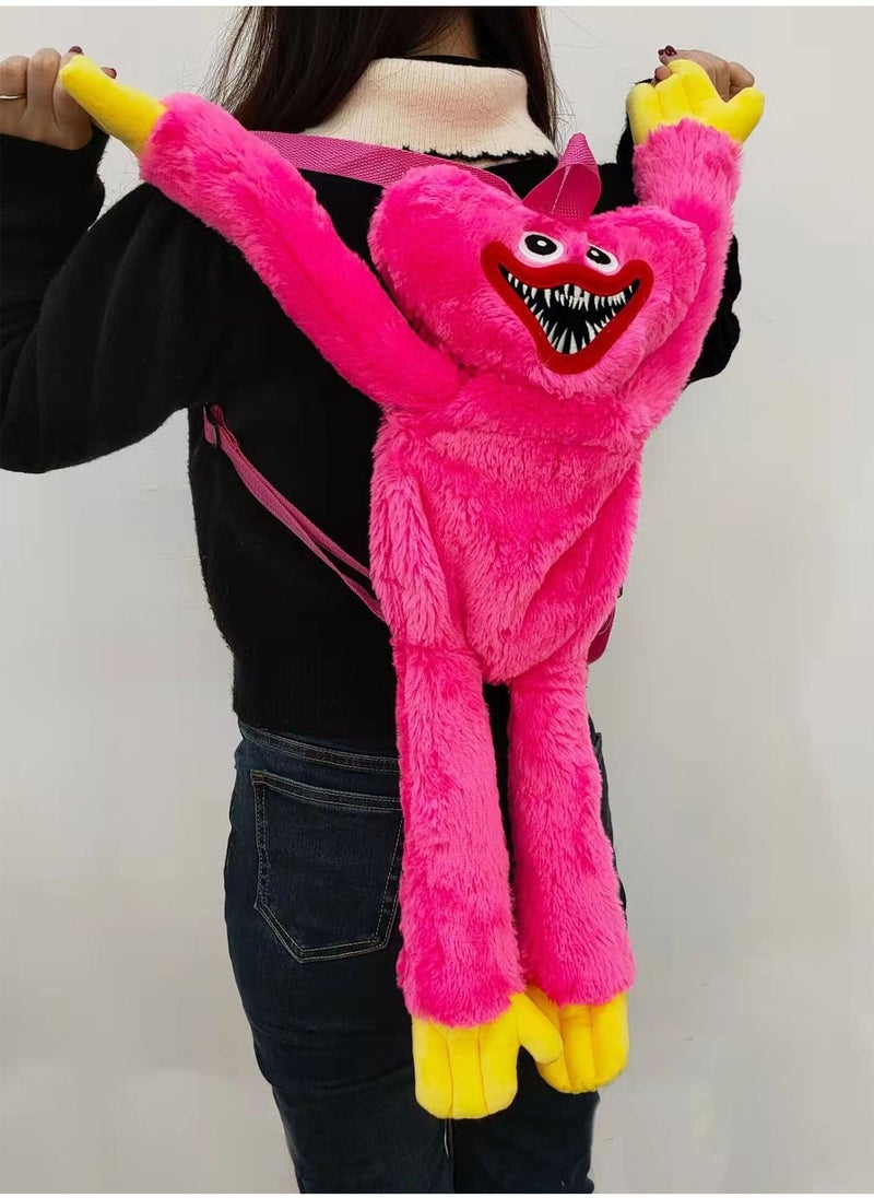 GT-Wheel Huggy Wuggy Plush Backpack Poppy Toy Big Soft Stuffed Horror Cute Funny Cartoon Bag For Kids set of Two  - Image 4