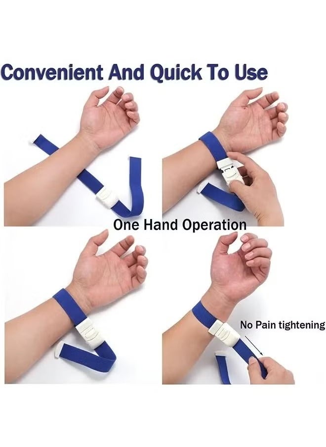 Generic - Adjustable Clasp Tourniquet Bandage, Medical Emergency First Aid Quick Release Elastic Strap Buckle Band, Emergency Tourniquet Buckle (9 Pcs) - Image 1
