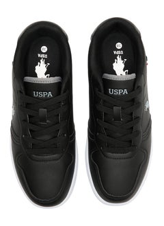 U.S. Polo Assn. Women's Black Low-Top Sneakers - Lightweight With White Sole , Comfortable Casual Shoes  - Image 5