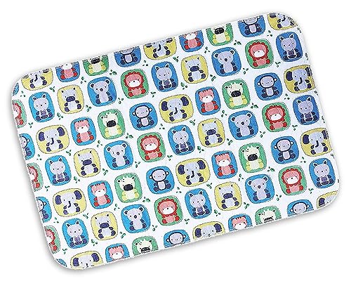 Lessy Messy Waterproof Baby Diaper Changing Mat (Animal Print) - Image 1