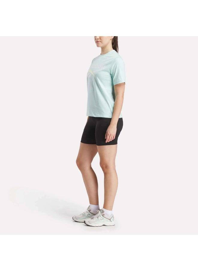 Reebok Wren 2 Colour Logo Crew Ss Tee - Image 2