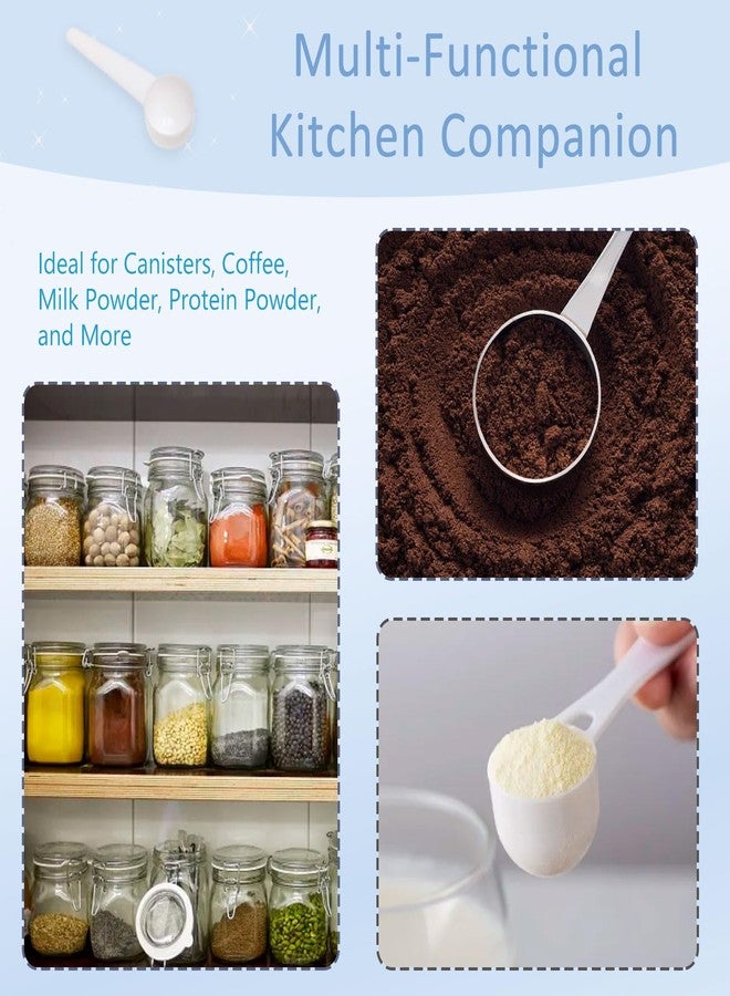 يافيجي مجموعة ملاعق قياس YAFIYGI، 4 قطع، 1 غ، 3 غ، 5 غ، 10 غ، أدوات مطبخ لقياس دقيق لمسحوق الحليب والبروتين والقهوة، ملاعق قياس لتركيبة بروتين الكرياتين. - Image 5