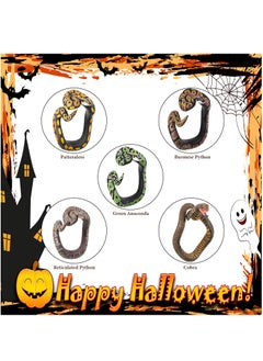 KASTWAVE 6-Pack Toy Snake Bracelets - Realistic PVC Simulation Snake Wristbands, Fake Snake Prank Toys for Halloween, Party Supplies, Scary Fun for Adults & Teens  - Image 3