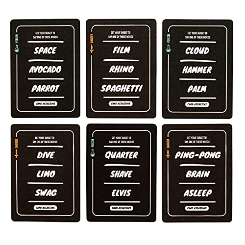 Stellar Factory Card Assassins Party Game Word Elimination 36 Players Ages 12 Play Anywhere Expandable - Image 5