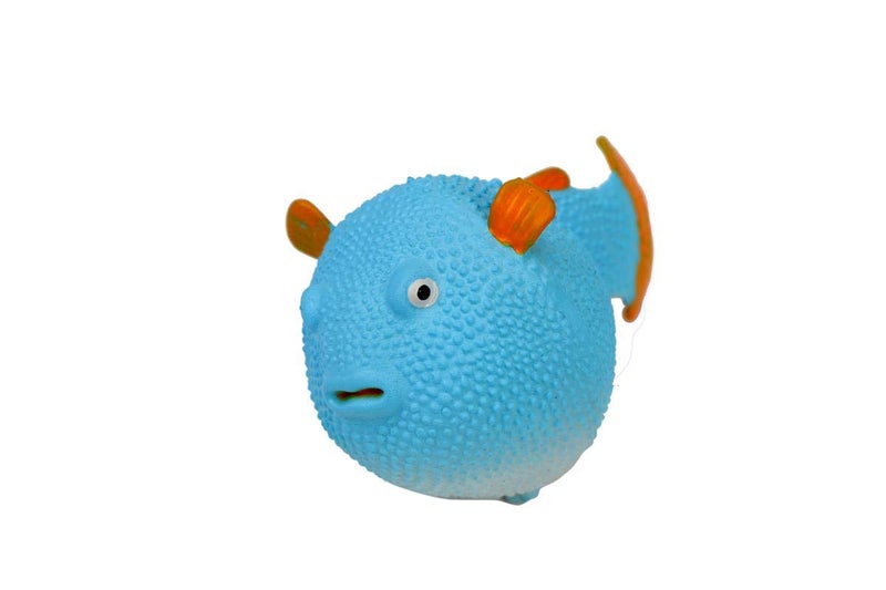SRI Aquarium Glowing Silicone Artificial Puffer Fish Ornament for Fiah Tank (Pack of 3) - Image 2