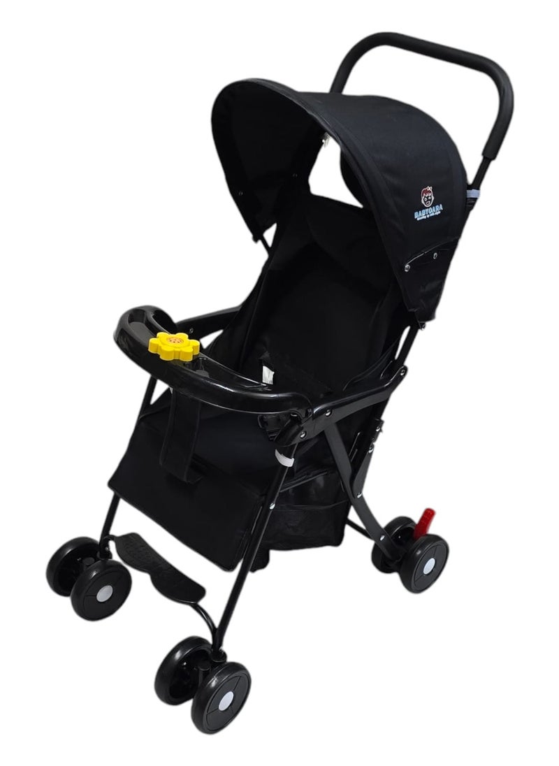 BABYCARA Lightweight Stroller with Adjustable Seat and Convenient Storage Basket  - Image 4