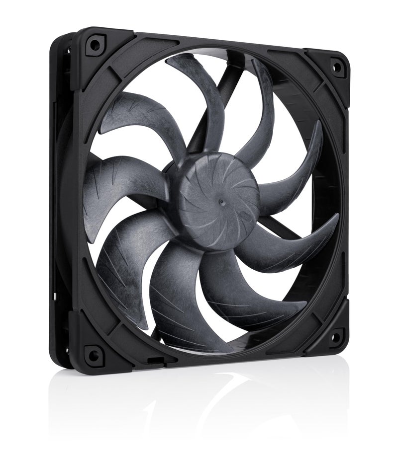 NOCTUA مروحة كمبيوتر هادئة 140 مم من نوكتوا NF-A14x25 G2 PWM chromax.أسود، جودة ممتازة - Image 1