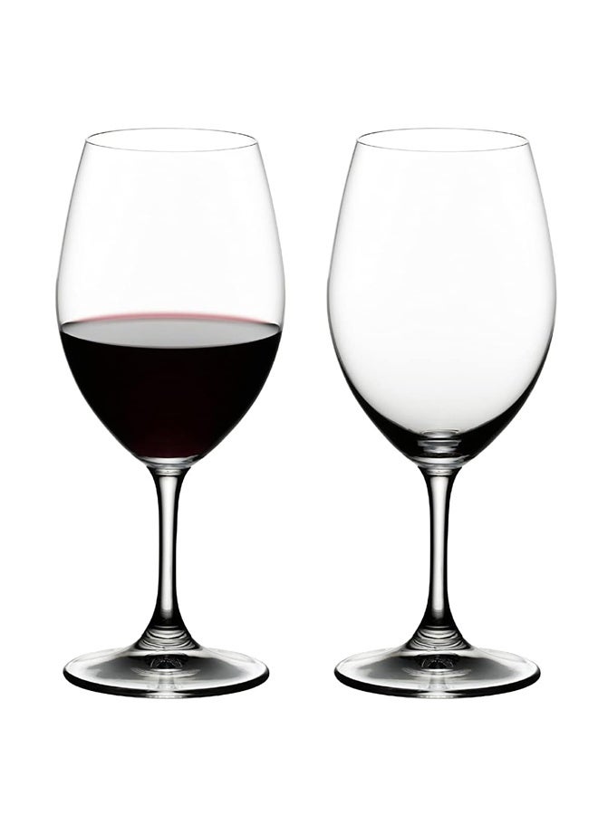 مجموعة من 2 أكواب نبيذ بوردو ، أكواب الشرب الكريستالية الواضحة ، أدوات زجاجية أنيقة ، إكسسوارات البار المنزلي ، هدايا الزفاف ، أساسيات الاستضافة - Image 1