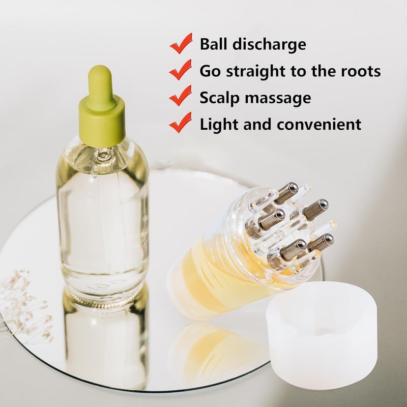 HENIRAG Scalp Applicator Comb Hair Oil Applicator Bottle Brush Hair Comb for Scalp Massager and Hair Growth Care Head Fluid Brush for Essential Oil Hair Treatment Style 1 - Image 3