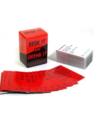 Risk It or Drink It – The Ultimate Drinking Game for Adults Fun Party Game Perfect for Game Night Ages 21 and Up - view 2