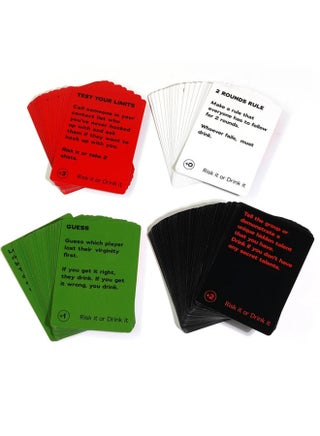 Risk It or Drink It – The Ultimate Drinking Game for Adults Fun Party Game Perfect for Game Night Ages 21 and Up - view 4