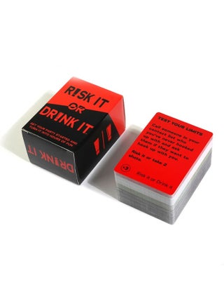Risk It or Drink It – The Ultimate Drinking Game for Adults Fun Party Game Perfect for Game Night Ages 21 and Up - view 3