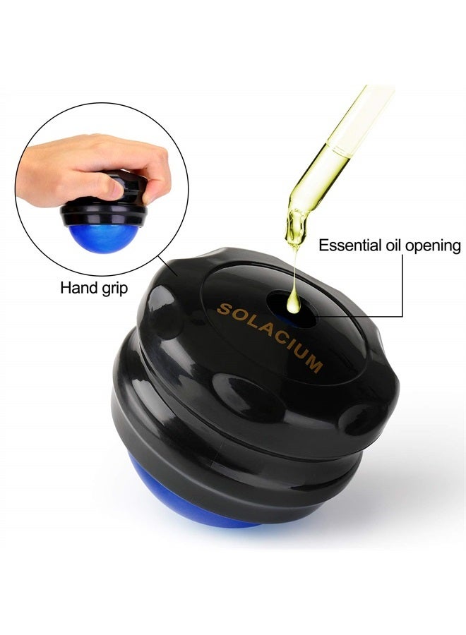 Solacium Manual Massage Roller Ball - Massager and Therapy Tool for Sore Muscles, Shoulders, Arms, Neck, Back, Feet, Body, Deep Tissue, Stiffness, Joint Pain, Stress Relief - Image 5