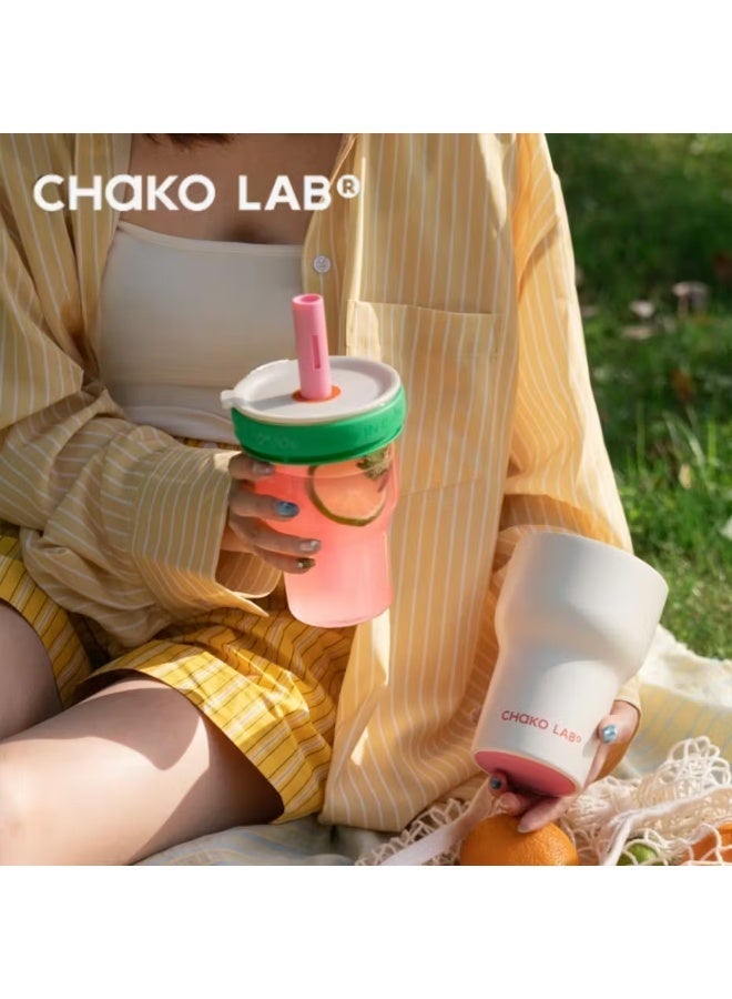 Chako Lab Pangpang Cup Stainless Steel Insulated Cup - Mint Green