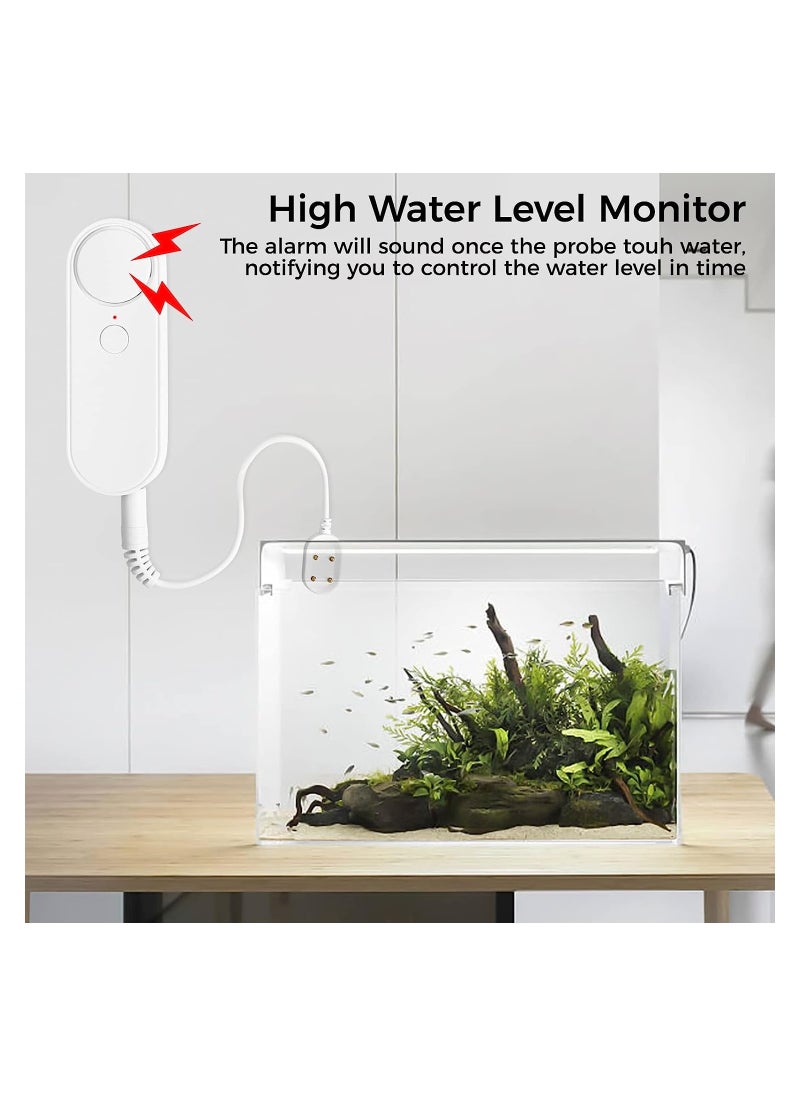KASTWAVE - WiFi Water Alarm Leak Detector Smart Water Sensor Alarms with Double Sided Probe Remote App Monitoring 100dB Loud Alarm Sound AAA Battery Powered (Not Include) - Image 1