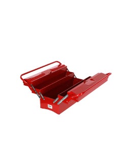 BIG RED Multi-Compartment Heavy Duty Cantilever Tool Box with Dual Handle Red 19.7 x 6.9 x 7.7 Inch TB122-II(NTBC122)  - Image 4