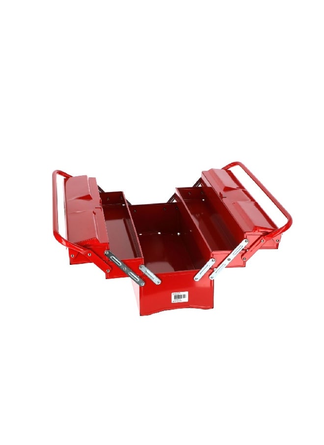 BIG RED - Multi-Compartment Heavy Duty Cantilever Tool Box with Dual Handle Red 19.7 x 6.9 x 7.7 Inch TB122-II(NTBC122) - Image 1