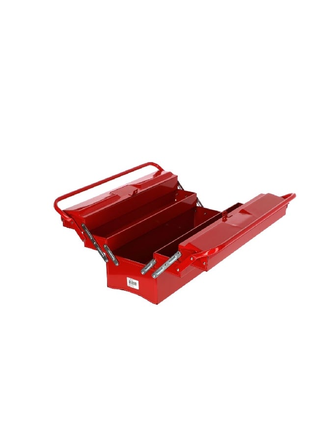 BIG RED - Multi-Compartment Heavy Duty Cantilever Tool Box with Dual Handle Red 19.7 x 6.9 x 7.7 Inch TB122-II(NTBC122) - Image 1