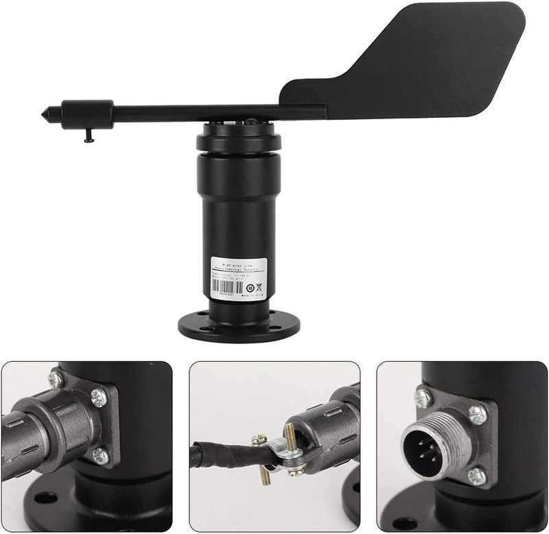 ويوبلز مستشعر اتجاه الرياح المصنوع من سبائك الألومنيوم، مزود بإشارة حديقة - Image 5