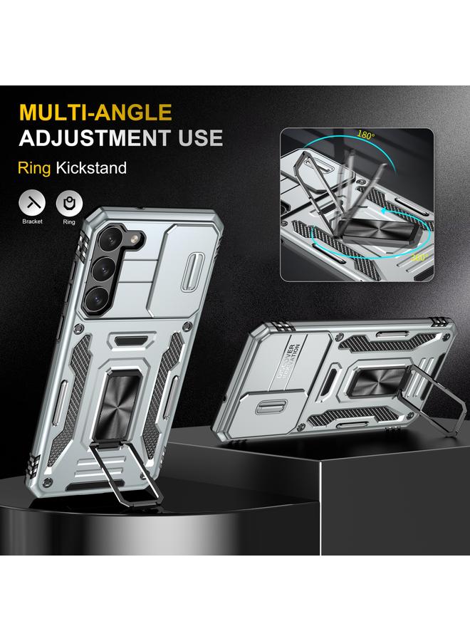 اس-توب جراب لهاتف Samsung Galaxy S23+ 5G Armor PC + جراب هاتف TPU Camera Shield - Image 4