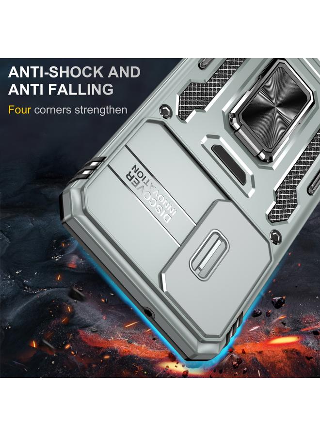 اس-توب جراب لهاتف Samsung Galaxy S23+ 5G Armor PC + جراب هاتف TPU Camera Shield - Image 2