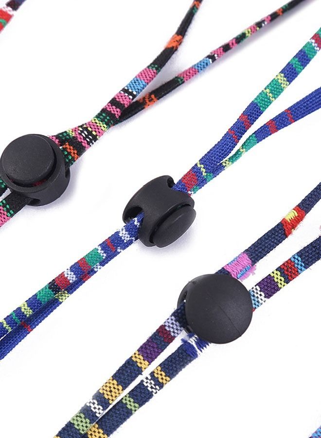 6 قطع ملونة قابلة للتعديل طول قناع الوجه حزام حامل الحبل ، وتخفيف ضغط الأذن وغطاء واقي للوجه وحبل الأذن مع أنماط ممتعة (مزيج الألوان) - Image 5