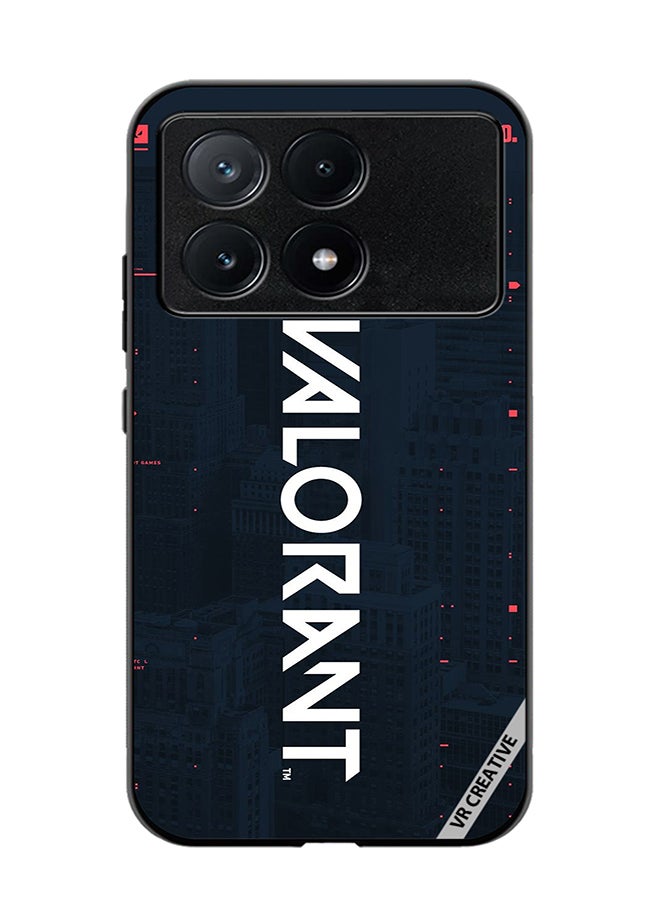 VR CREATIVE Protective Case Cover For Xiaomi Poco X6 Pro Valorant Design Multicolour - Image 1
