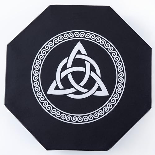 Soar Forge DND Dice Tray Premium 8 Inch Tray Dungeons and Dragons Exquisitely Detailed Silver World Tree Triquetra Design Perfect Rolling Box Storage to Protect Your Dice for DD and RPG - Image 5