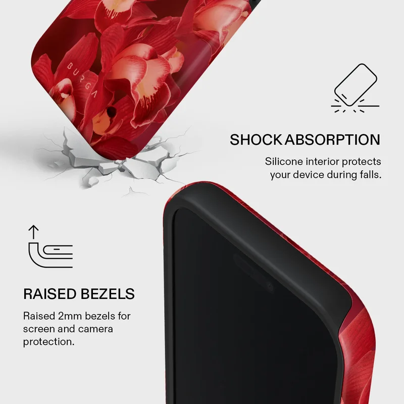BURGA iPhone 17 Pro Goddness Energy Premium Case Compatible with Hybrid Dual-Layer Hard Shell + Silicone Protection - Scratch-Resistant Shockproof Mobile Cover