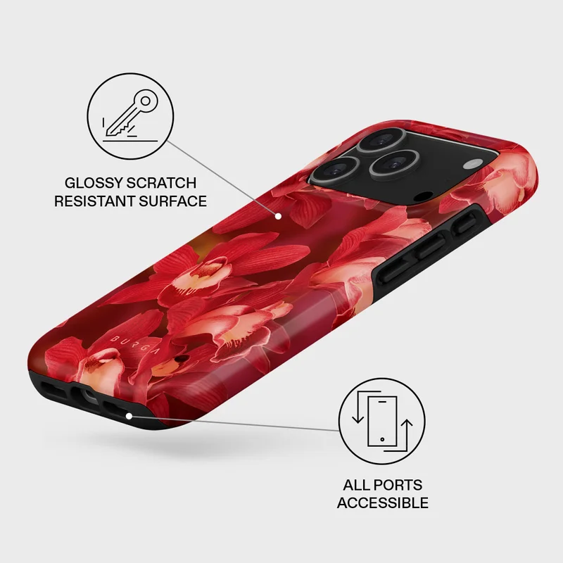 BURGA iPhone 17 Pro Goddness Energy Premium Case Compatible with Hybrid Dual-Layer Hard Shell + Silicone Protection - Scratch-Resistant Shockproof Mobile Cover