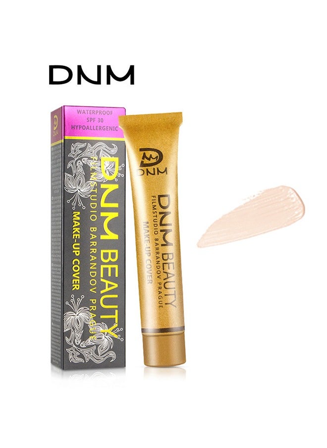 DNM Full Coverage Foundation Liquid Makeup, Matte Foundation with SPF 30, Waterproof and Long-Lasting Foundation  - Image 1