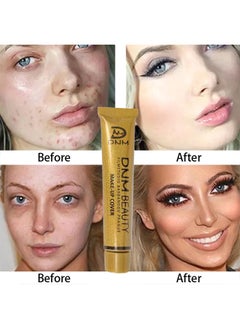 دي ان ام تركيبات سائل التغطية الكاملة ، الأساس غير اللامع مع SPF 30 ، مؤسسة مقاومة للماء وطويلة الأمد  - Image 5
