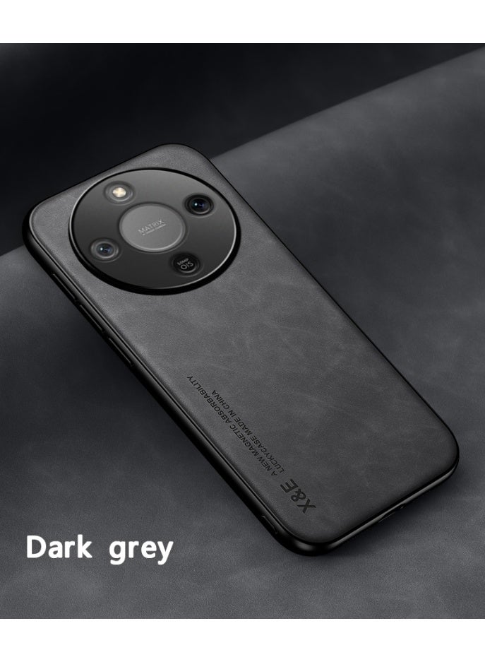 ICARLUS Case for Honor X9d 5G Cover Bumper Built-in Metal Plate Dark Grey - Image 2